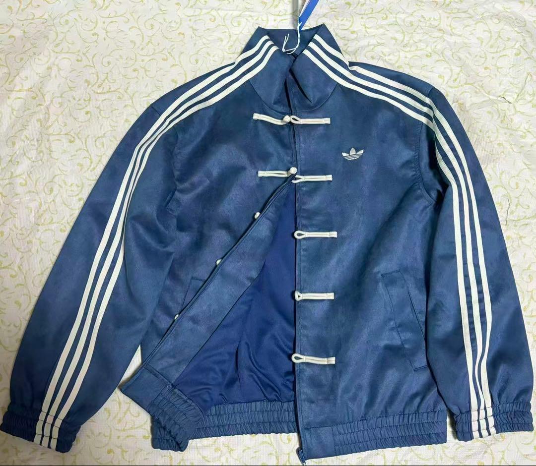 adidas アディダス 中国限定 巳年チャイナトラックジャケット ネイビーM