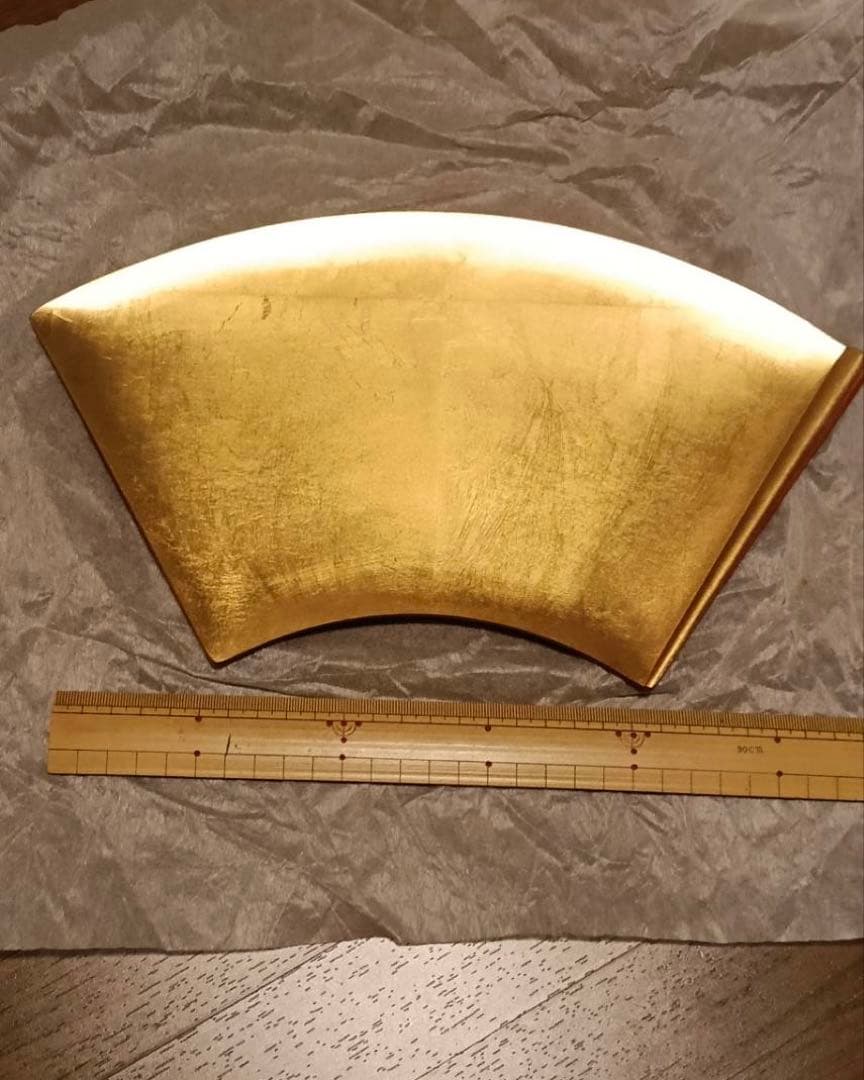金箔工芸品 扇形漆器