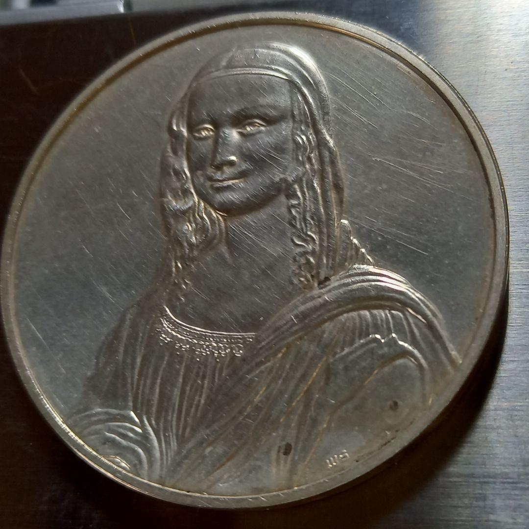 純銀メダル モナリザ 65.84g レオナルドダヴィンチ
