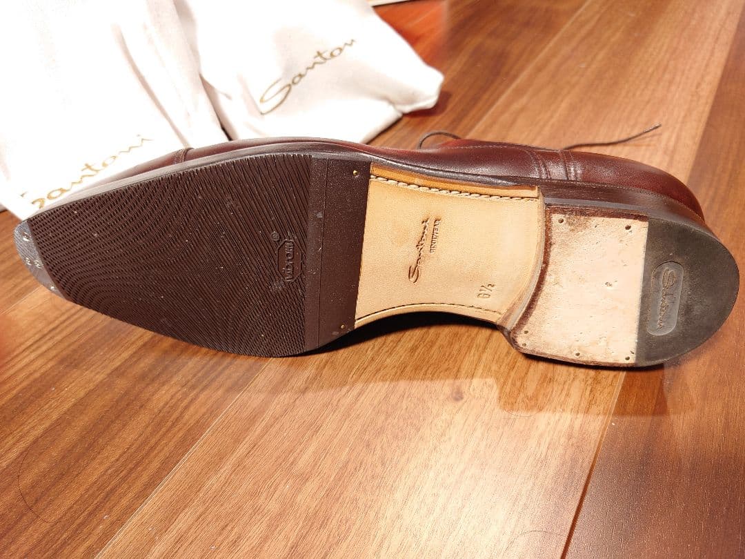 【新品・未使用】サントーニ　ストレートチップ 6.5