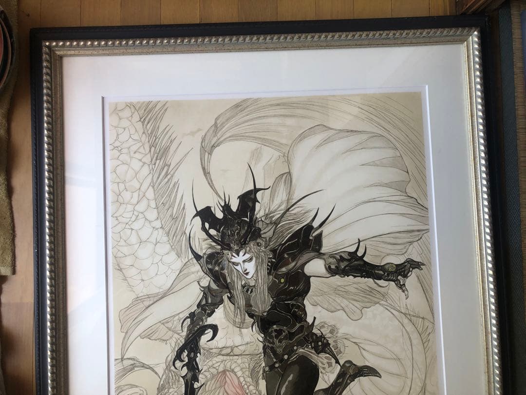 天野喜孝 白い炎 ファンタジーグラフィックアート 大判 - メルカリ