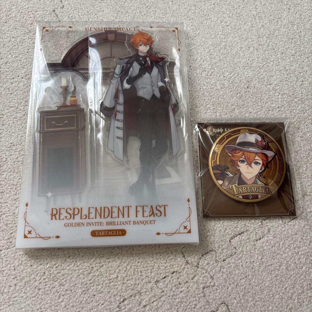 原神 タルタリヤ アクスタ 缶バッジ - メルカリ