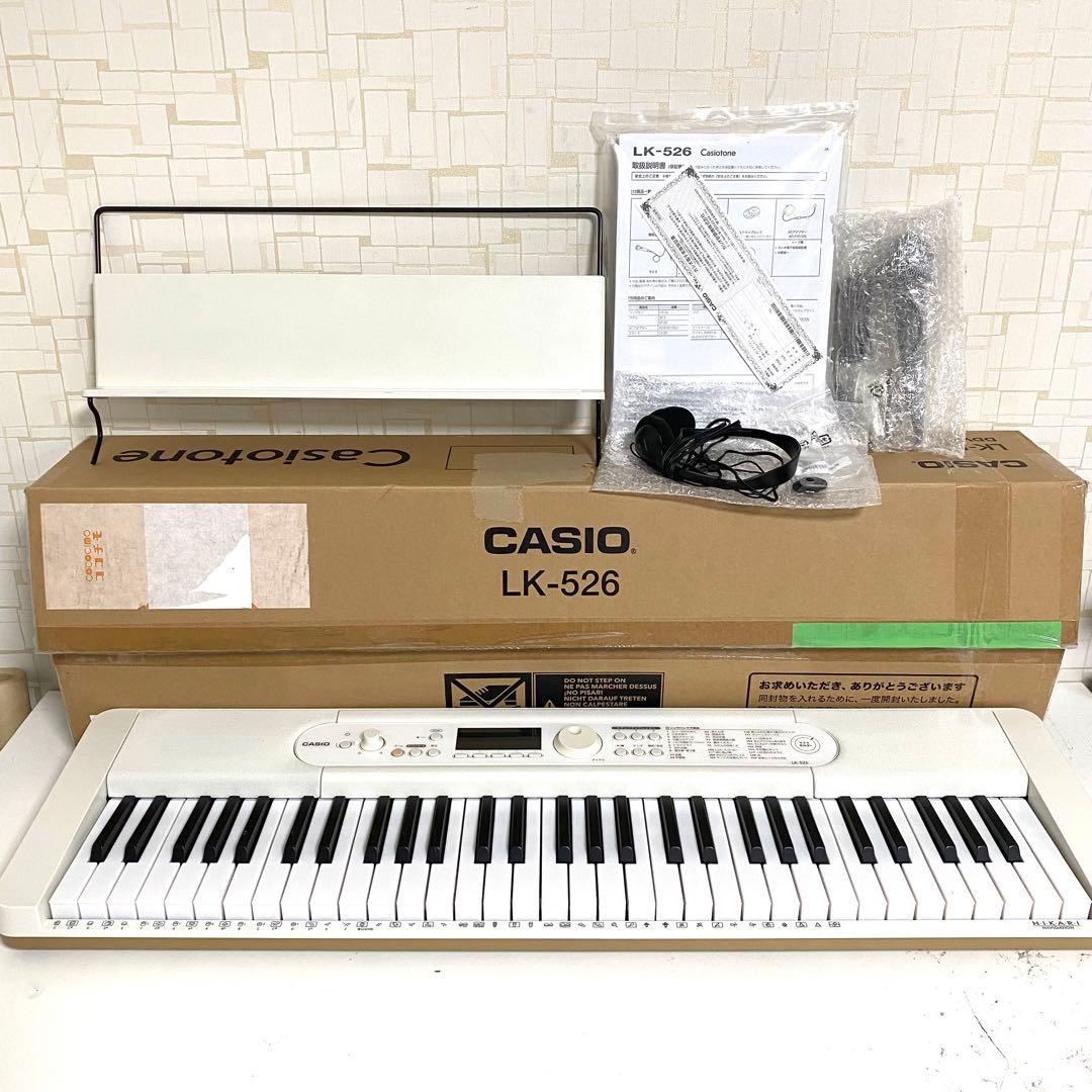 CASIO カシオ 光ナビゲーション キーボード LK-526 - メルカリ