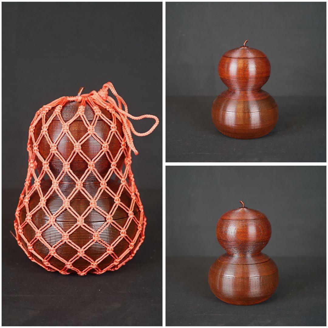 玉泉堂 盂斎 作 倣豊太閤 千成瓢箪 信玄弁当 3点 薮内流十二代猗々斎 書付