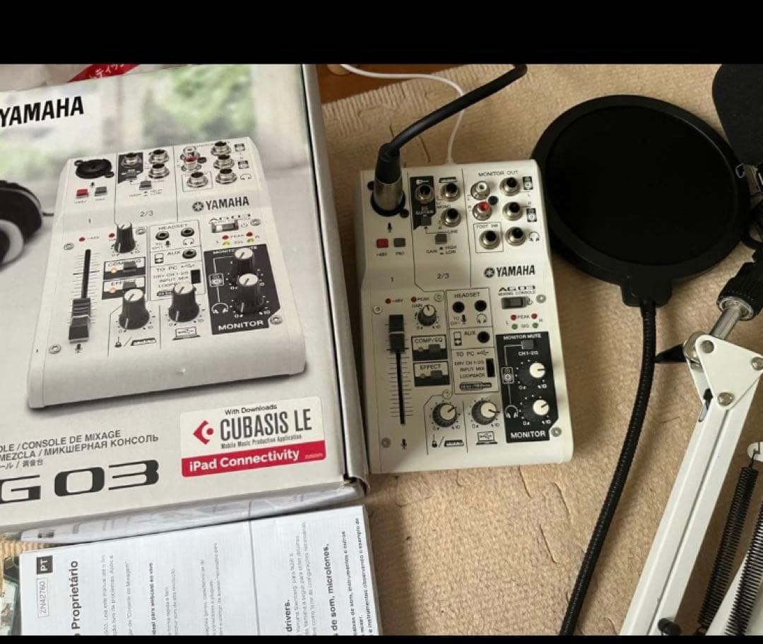 配信機材セット YAMAHA / AG03 イリアム TikTok配信 歌枠