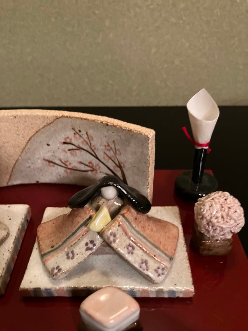 雛人形、たち吉、陶器、新品未使用