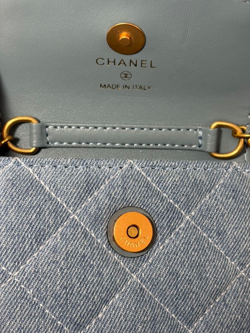 シャネル ノベルティ ショルダーバッグ ミニデニム