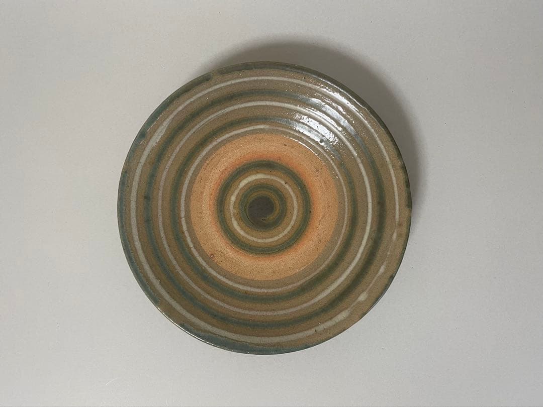 人間国宝 浜田庄司 益子窯皿 共箱・しおり付き 濱田庄司