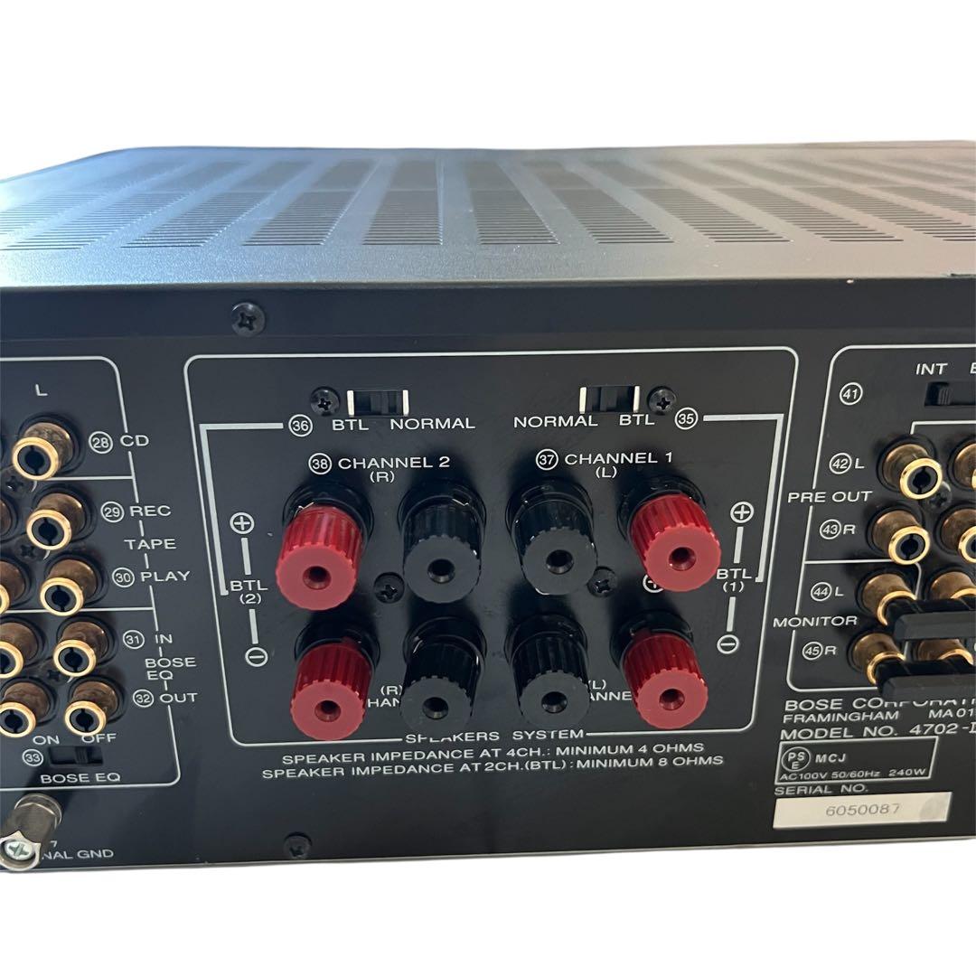 BOSE 4702-III プリメインアンプ 美品 ボーズ