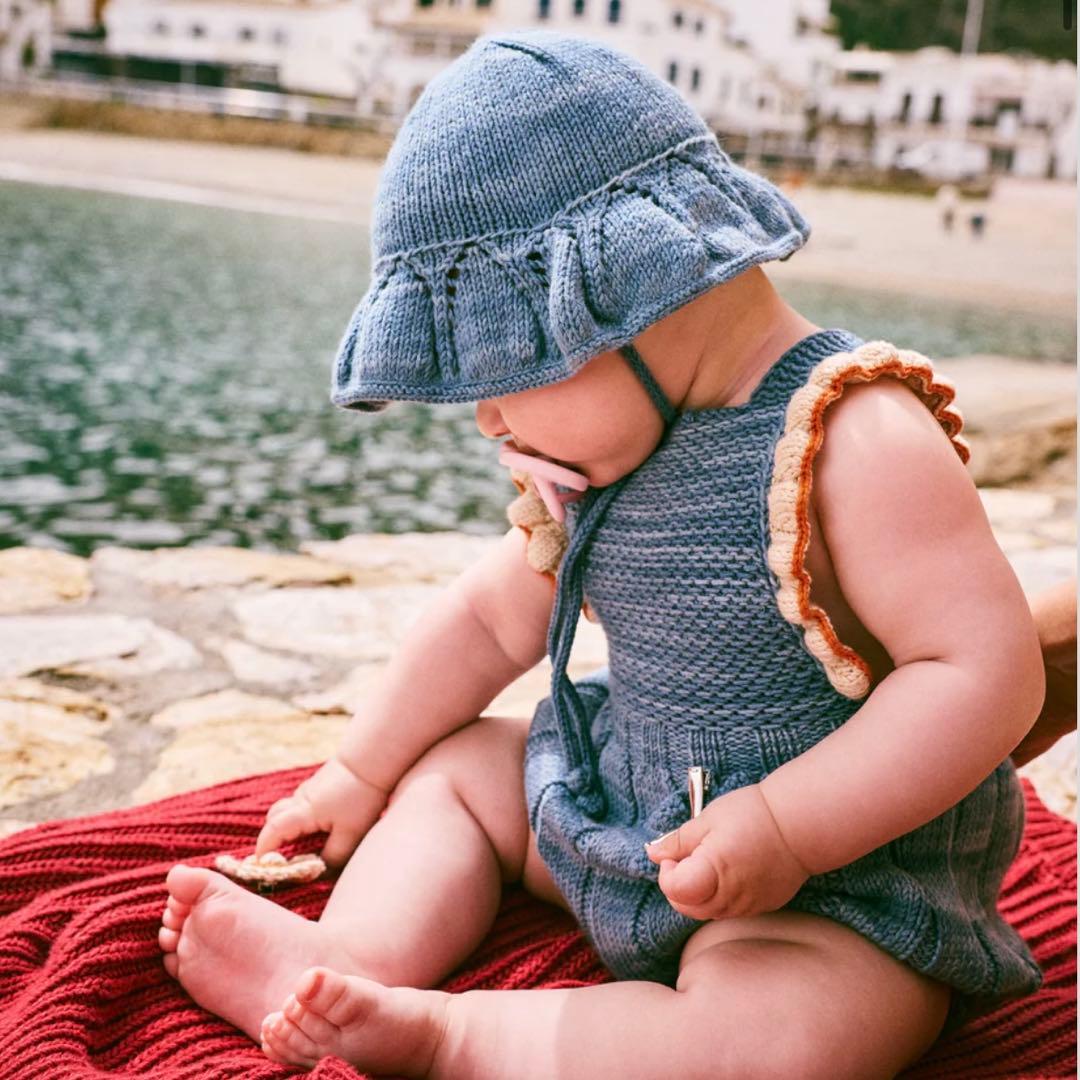 Misha & Puff Sunhat 0-6mo. MISHA AND PUFF 2025 winter collection