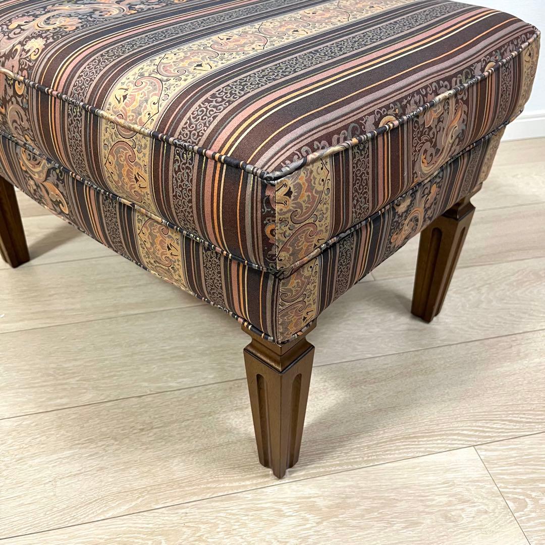 た65【美品】カリモク スツール オットマン ドマーニ UPA216A020