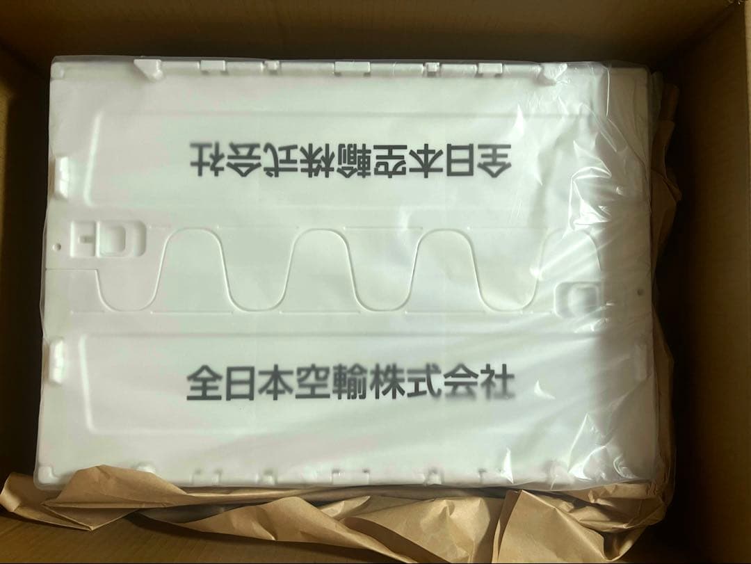 ANA（全日空）オリジナル折りたたみコンテナー ホワイト ブラック