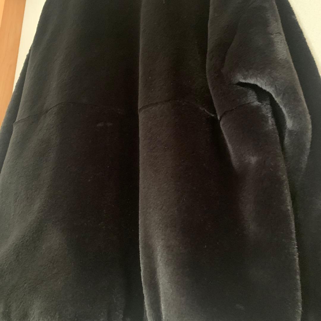 新品タグ付MONKEYTIME ファーブルゾン　黒M