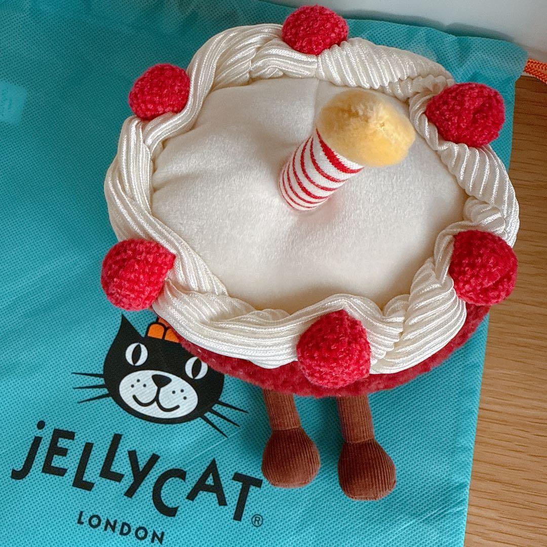  ジェリーキャット チェリー ケーキ ぬいぐるみ　デザート