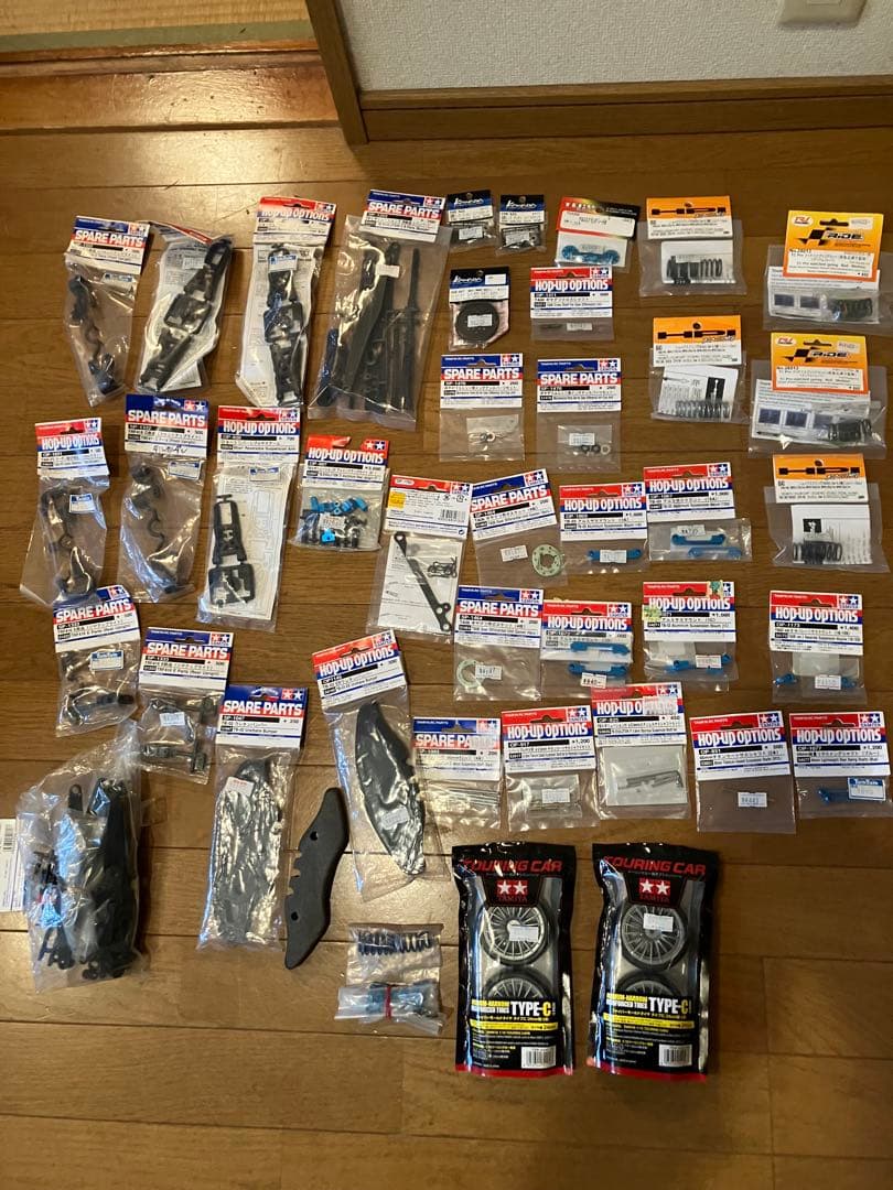 タミヤ他　タイヤホイール他パーツ多数