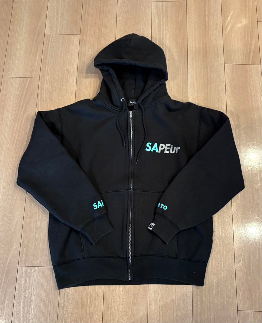 美品　SAPEur サプール　フルジッパーフーディー