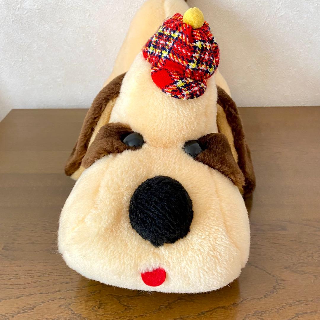 創美社 トイ 謹製 オリジナル ぬいぐるみ 帽子 犬 レトロ ヴィンテージ