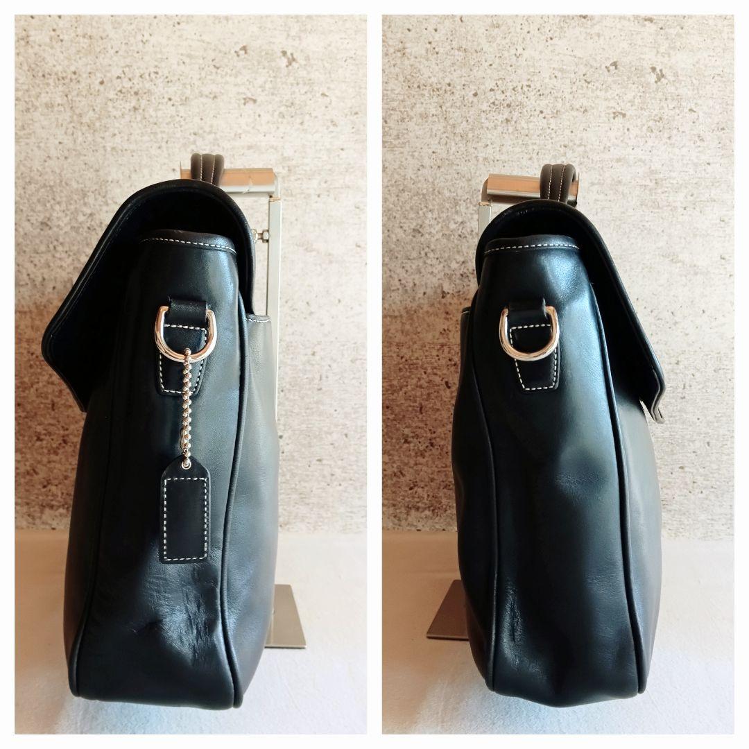 良品 コーチ 2way レザー ショルダー ハンドバッグ 鞄 レディース メンズ