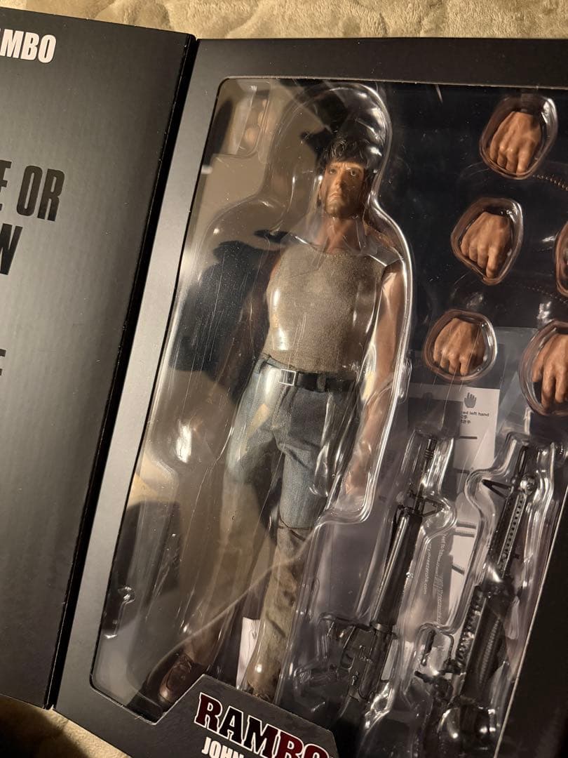 未使用　threezero 1/6スケール　ランボー　フィギュア