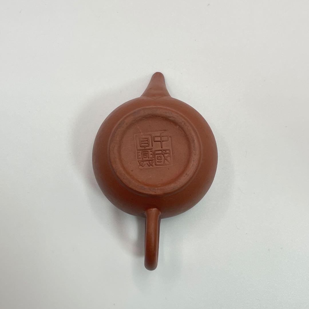 中国宜興窰急須 未使用】煎茶道具 中國宜興 中国宜興 朱泥急須 茶釜