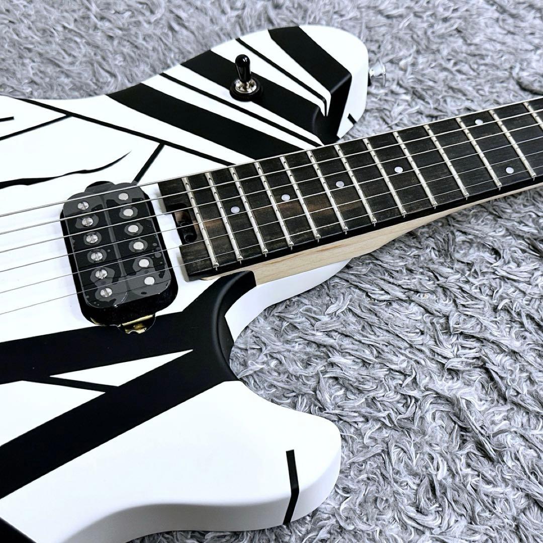 新品未使用品！EVH Wolfgang Special Striped 黒 白