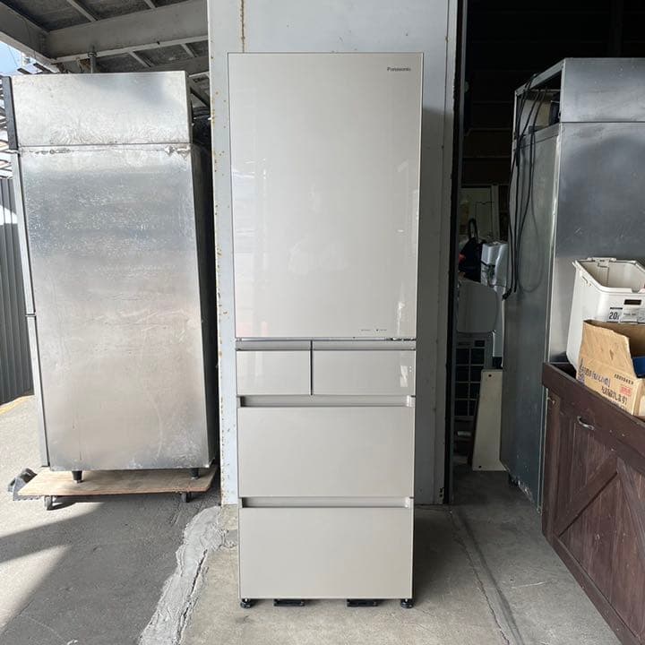 5ドア冷蔵庫 Panasonic NR-E455PX-W 2020年製 450L 88000円