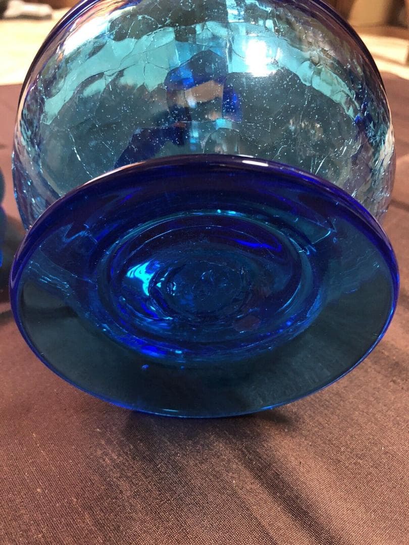 琉球ガラス デキャンタ 沖縄 ピッチャー 水差し ガラス ブルー 伝統