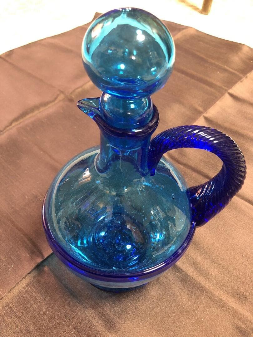 琉球ガラス デキャンタ 沖縄 ピッチャー 水差し ガラス ブルー 伝統
