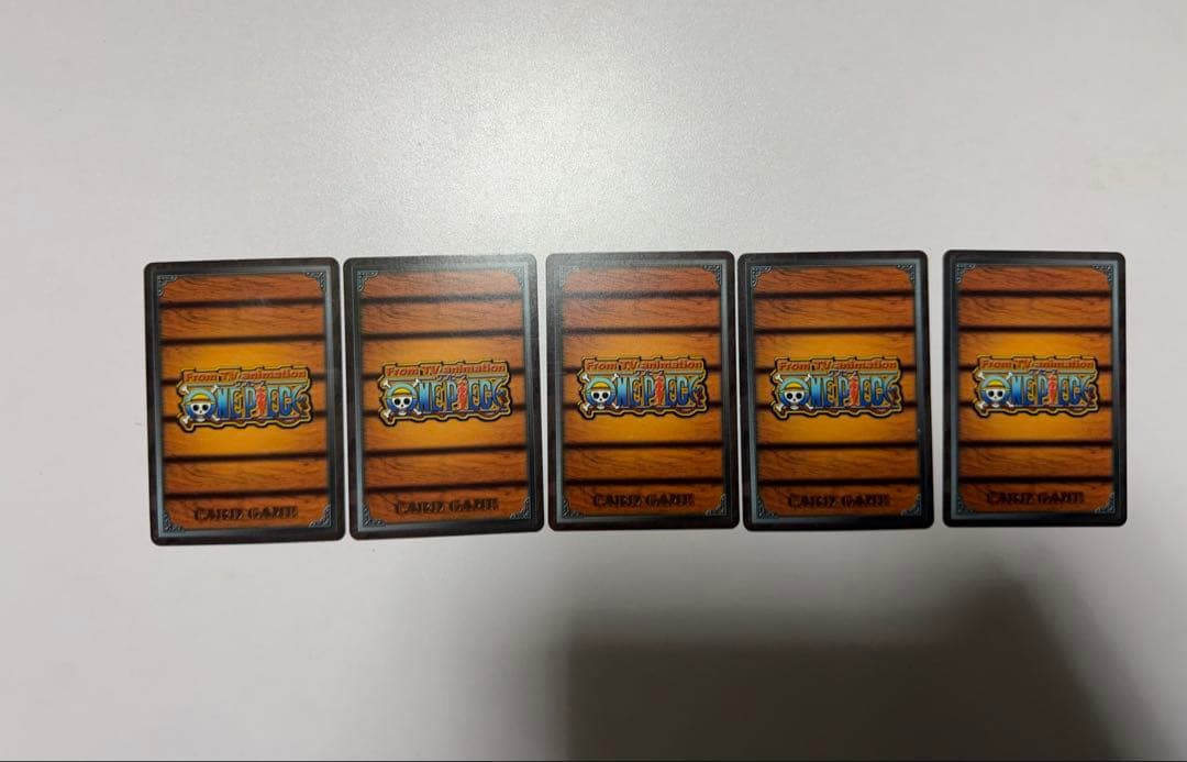 希少】 旧ワンピースカード 2004年限定品 ルフィ海賊団5枚セット