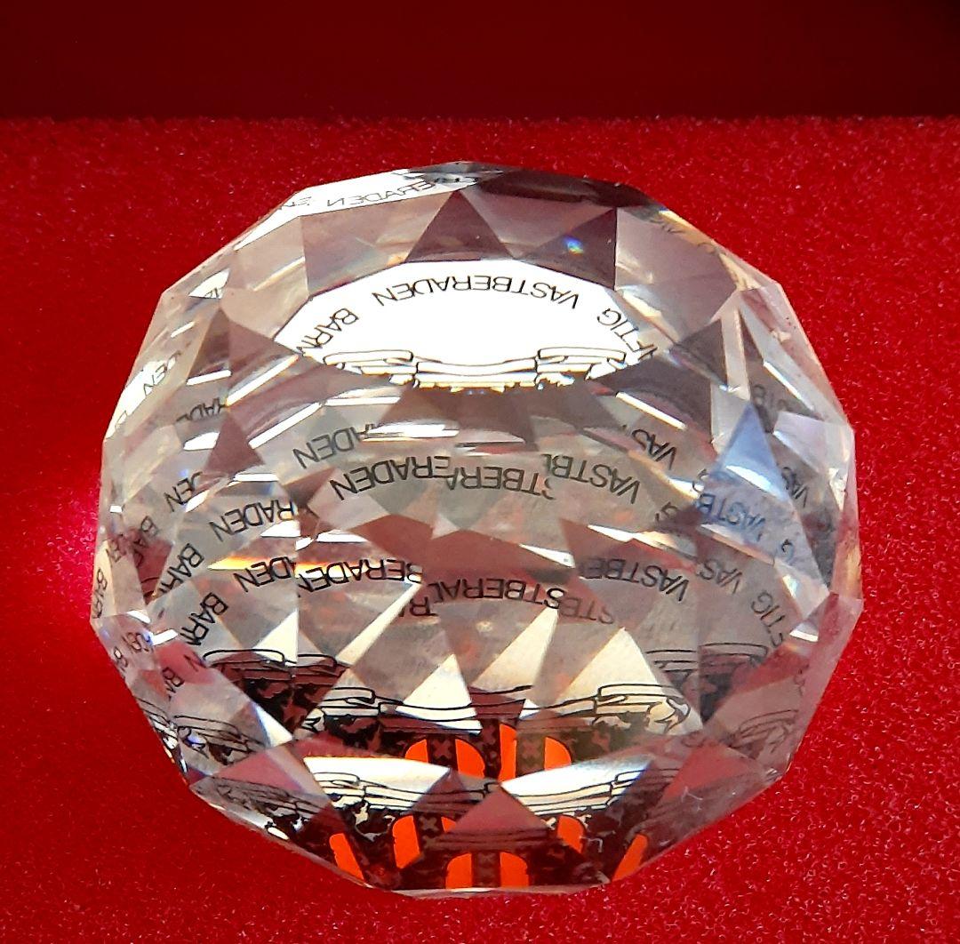 Swarovski スワロフスキー】クリスタル ペーパーウェイト 共箱 文房具