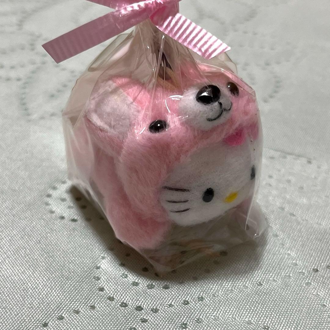 Hello kitty ストラップ(被り物キティ クリーナーストラップ)3個