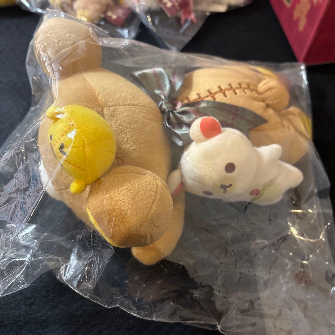 リラックマ　ロフト限定　ぶら下げぬいぐるみ5点フルセット