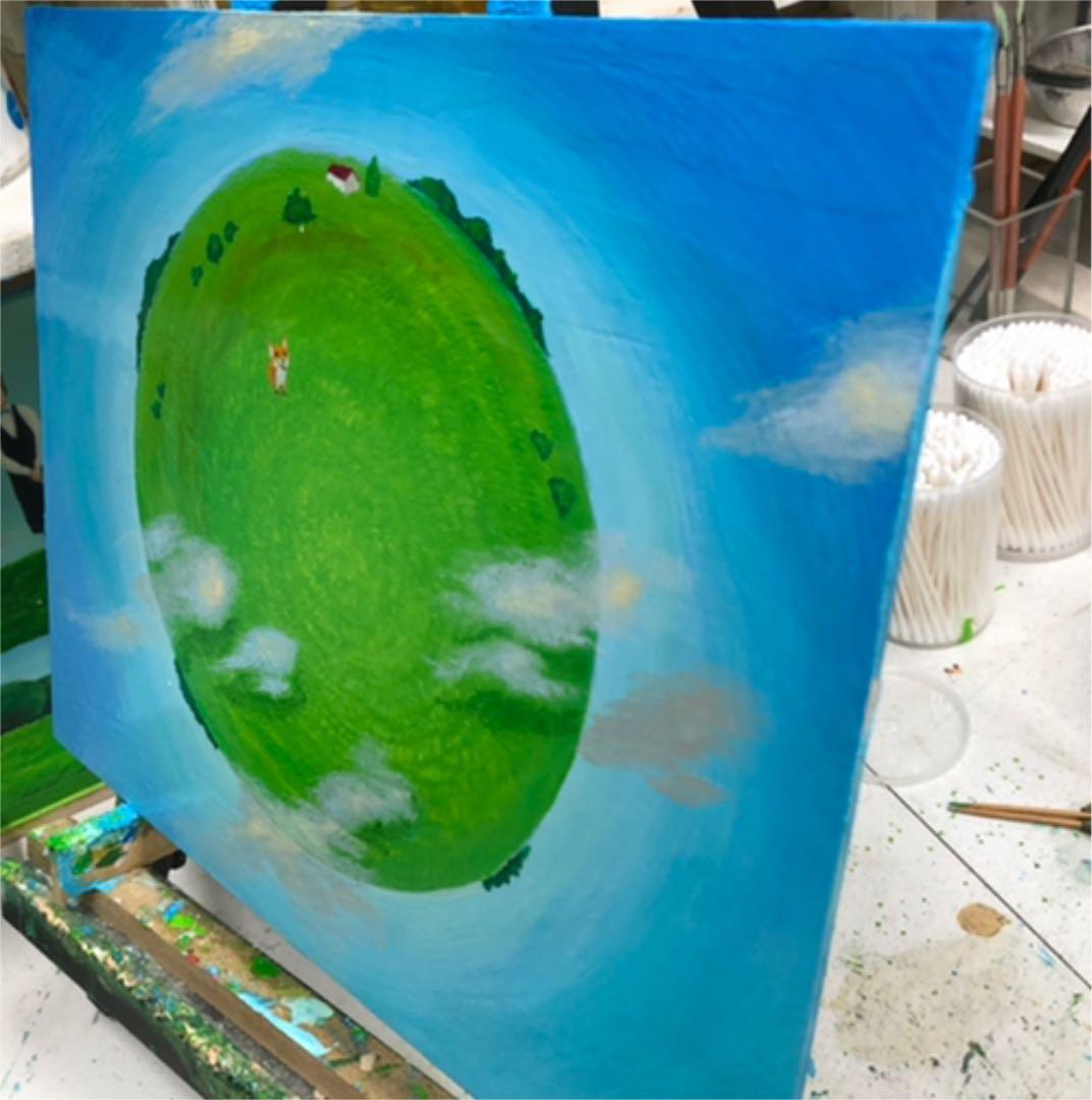 美しい故郷　F3 可愛いきつね