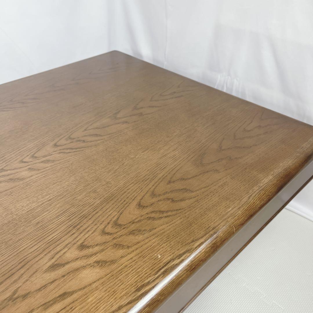 カリモク 引き出し付き 木製ダイニングテーブル ローテーブル ビンテージ