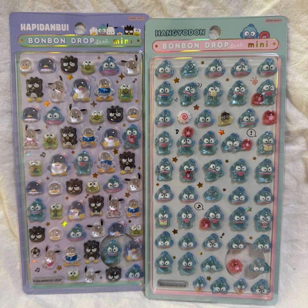 ボンボンドロップシール　ミニ　サンリオ　コンプリート　8種　まとめ売り❤︎
