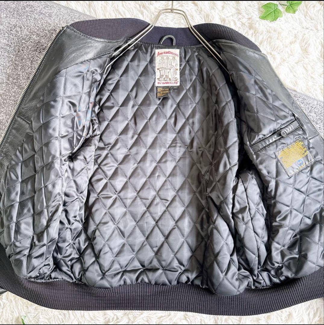 AVIREXアーチロゴジャケットmサイズ AVIREX USA ジャケット M ネイビー