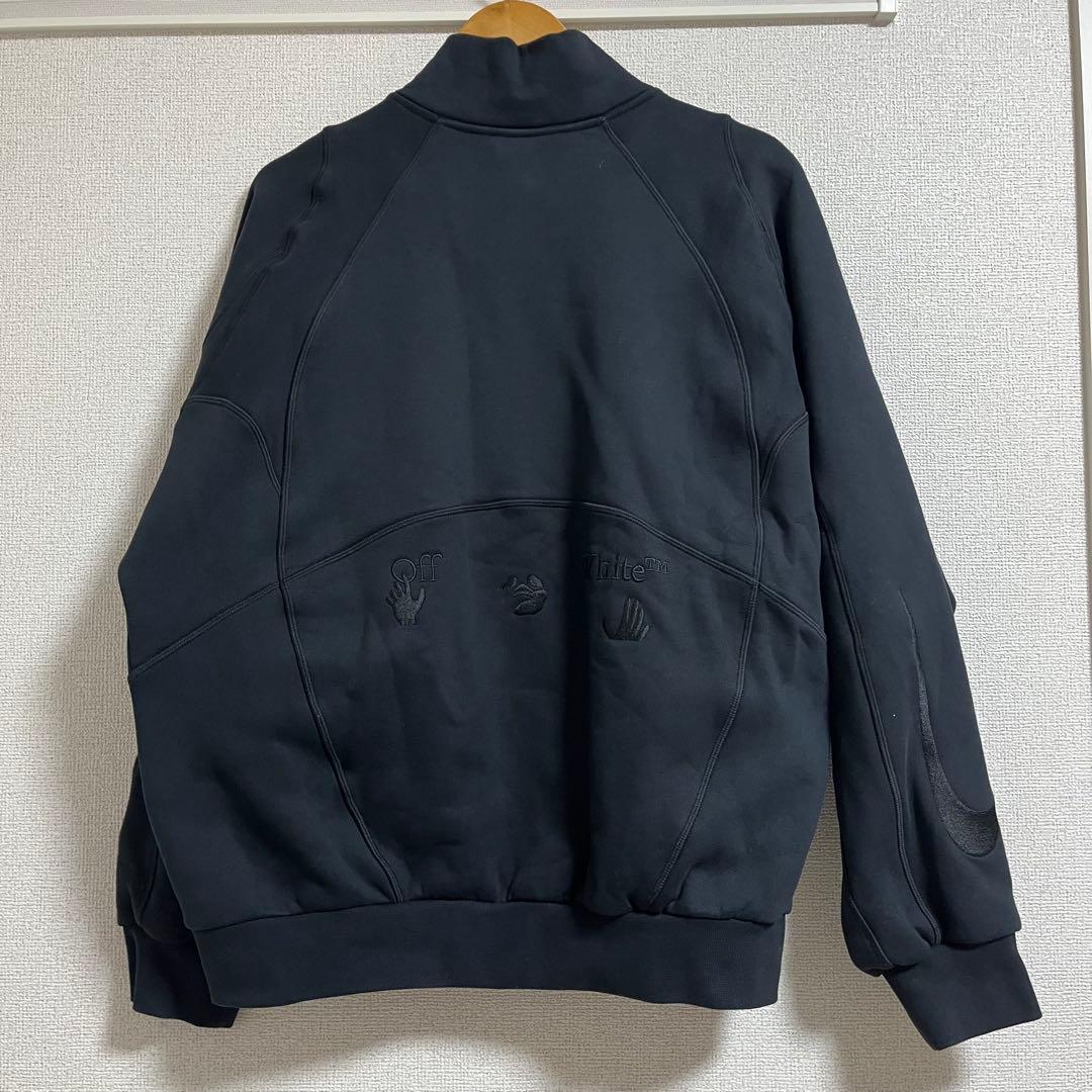 NIKE off-white スウェットジップアップトラックジャケット　XL