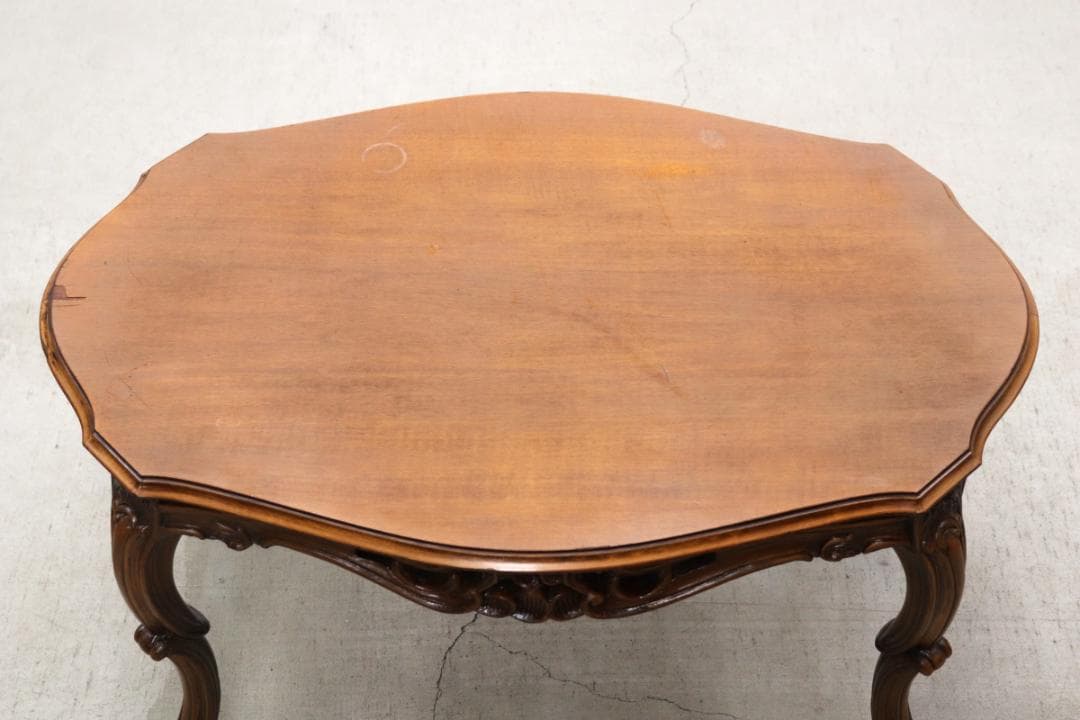 ヴィンテージ クラシカル オーバル センターテーブル サイドテーブル 1