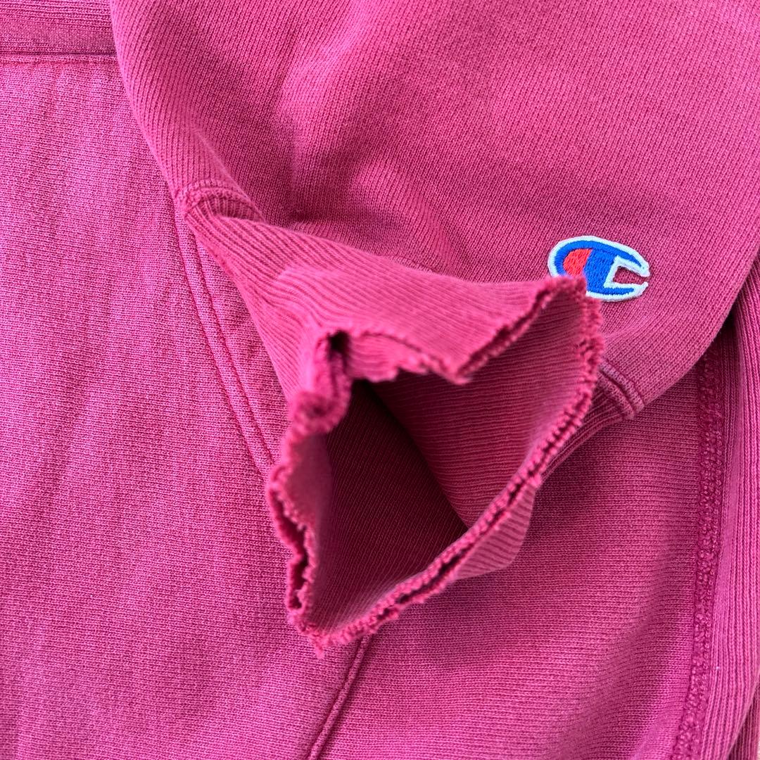 ビンテージ　USA製　チャンピオン　目付きRWパーカーXXL ルビーレッド