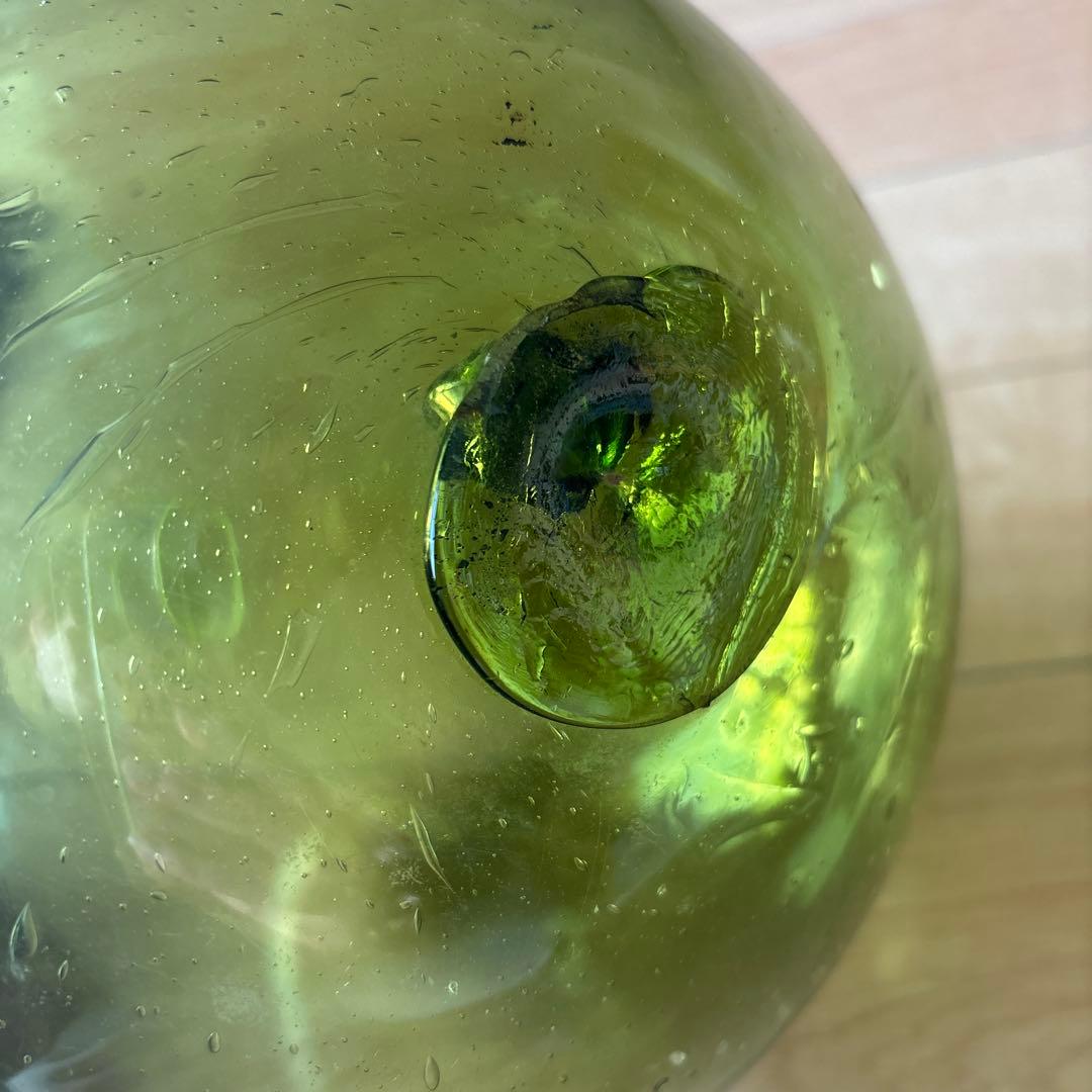 ガラス浮き玉 漁具 直径約25センチ - メルカリ