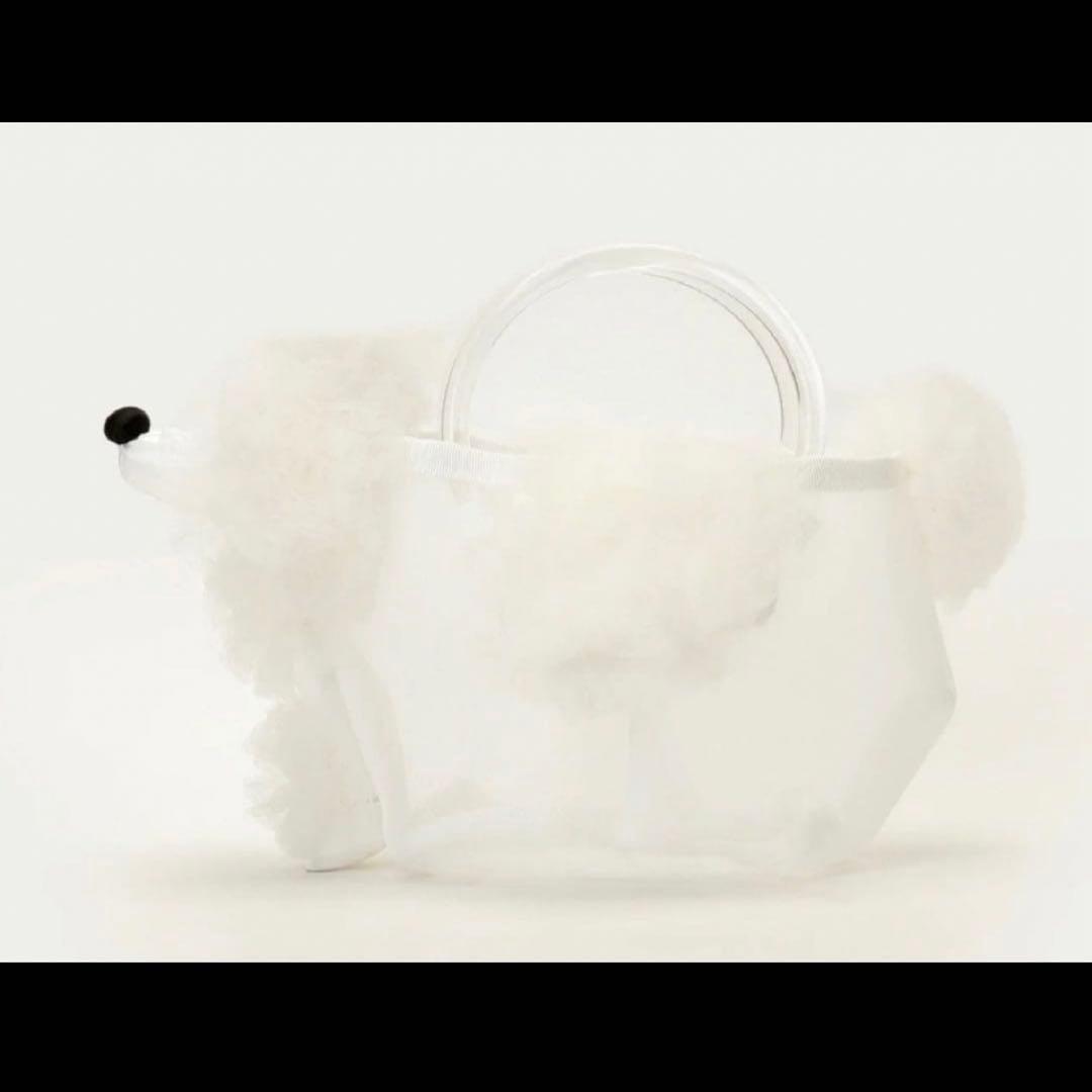 ラドロー　LUDLOW　プードルバッグ　POODLE BAG　ホワイト