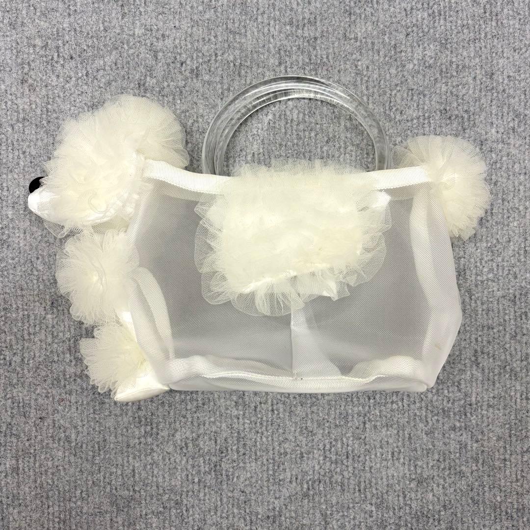 ラドロー　LUDLOW　プードルバッグ　POODLE BAG　ホワイト