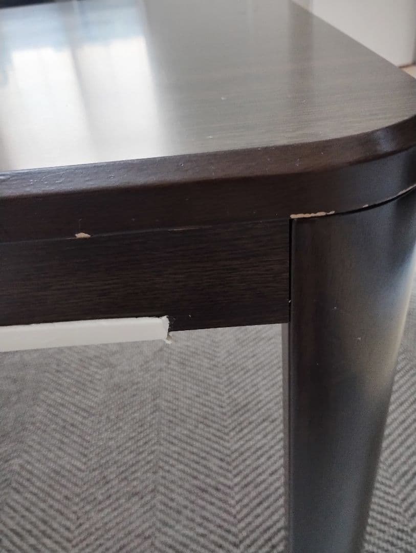 KIRA様専用【値下げ中】木製ダークブラウン長方形こたつ ニトリ - メルカリ