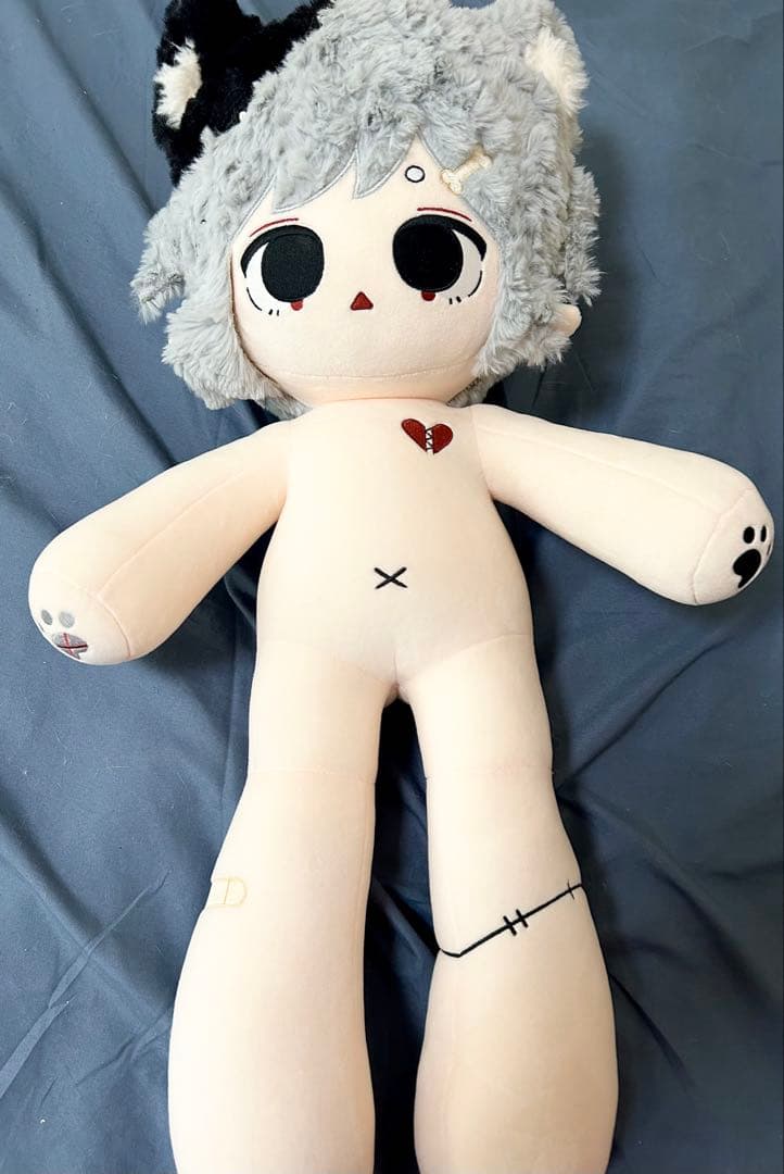 無属性ぬいぐるみ　60cm スケルトンなし