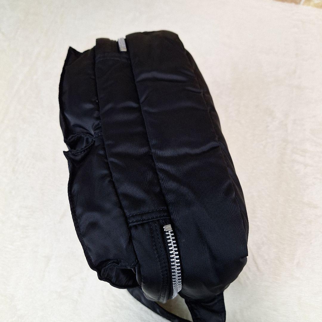 PORTER 2層式　タンカー ショルダーバッグ 男女兼用　ブラック　Sサイズ