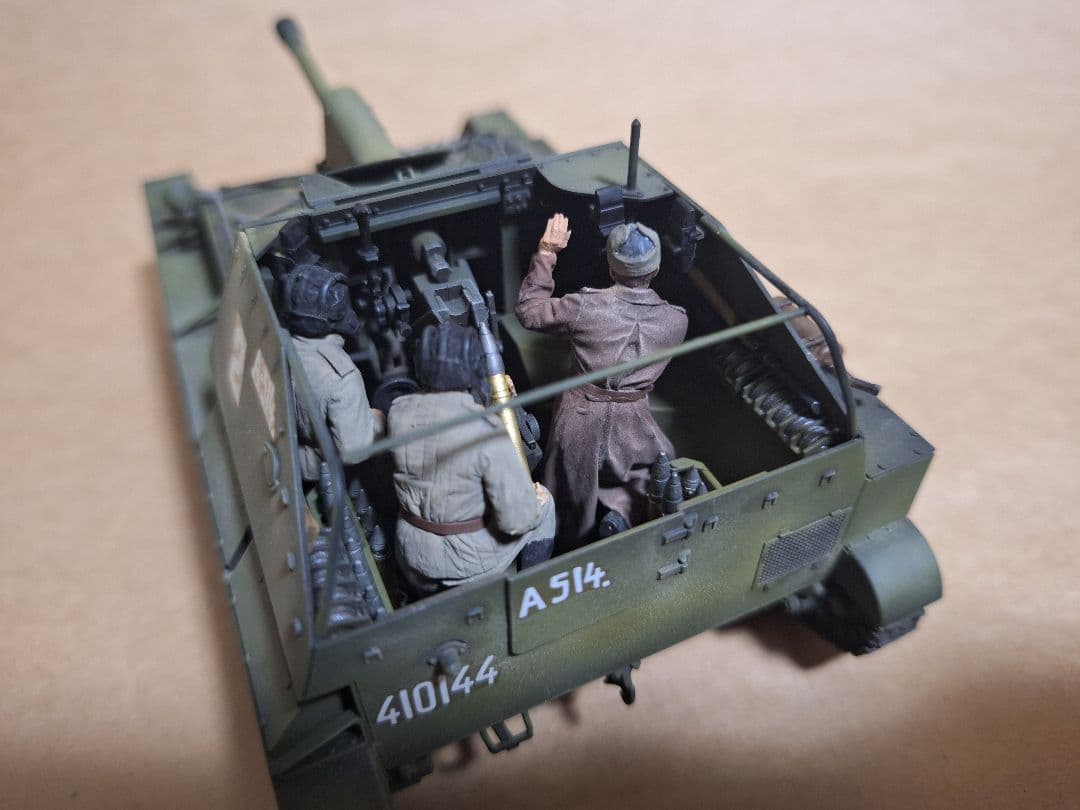 ソビエト T34/76戦車1943年型 自走砲 SU-76M 1/35