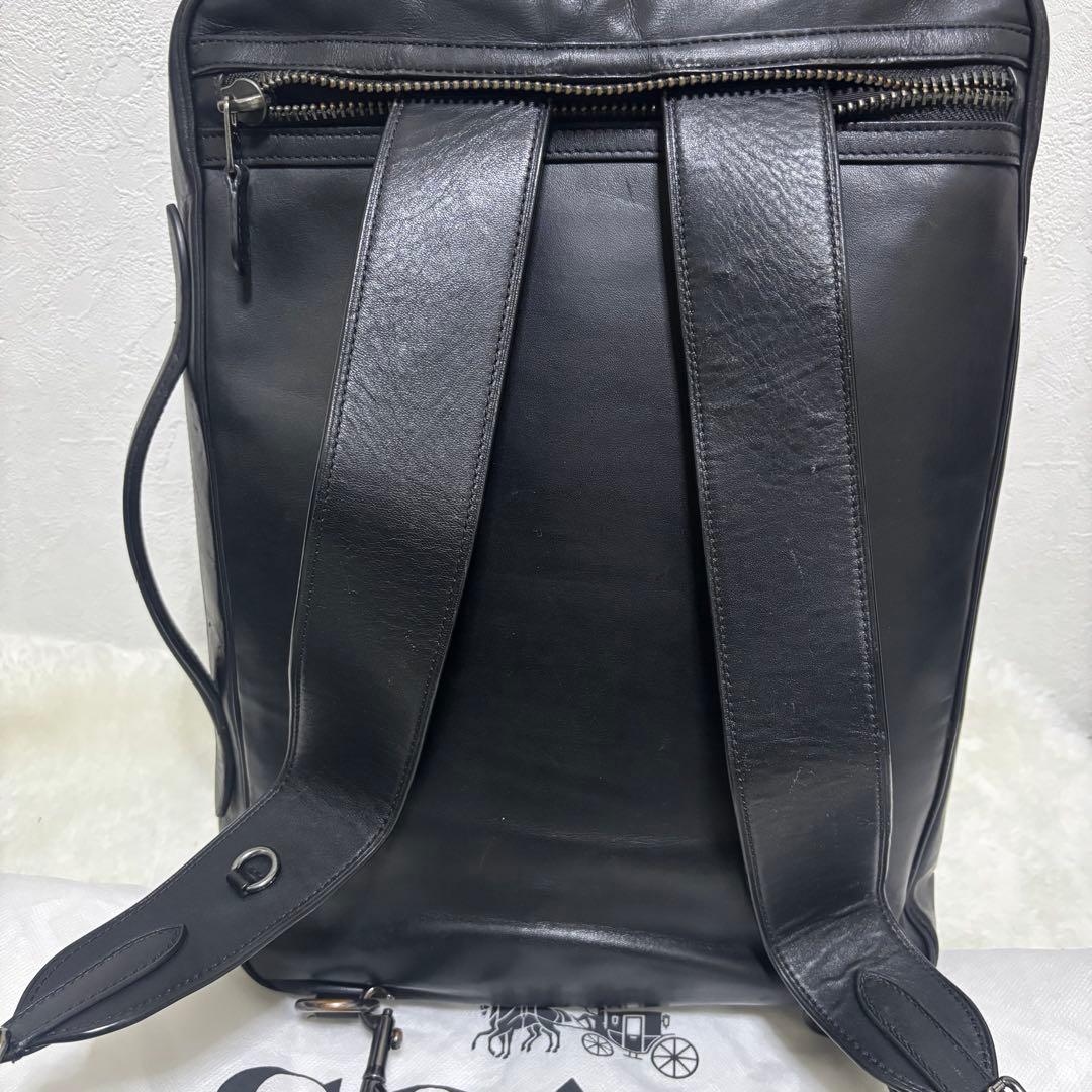 【希少】coach グラハム　ビジネスバッグ　3way リュック　オールレザー