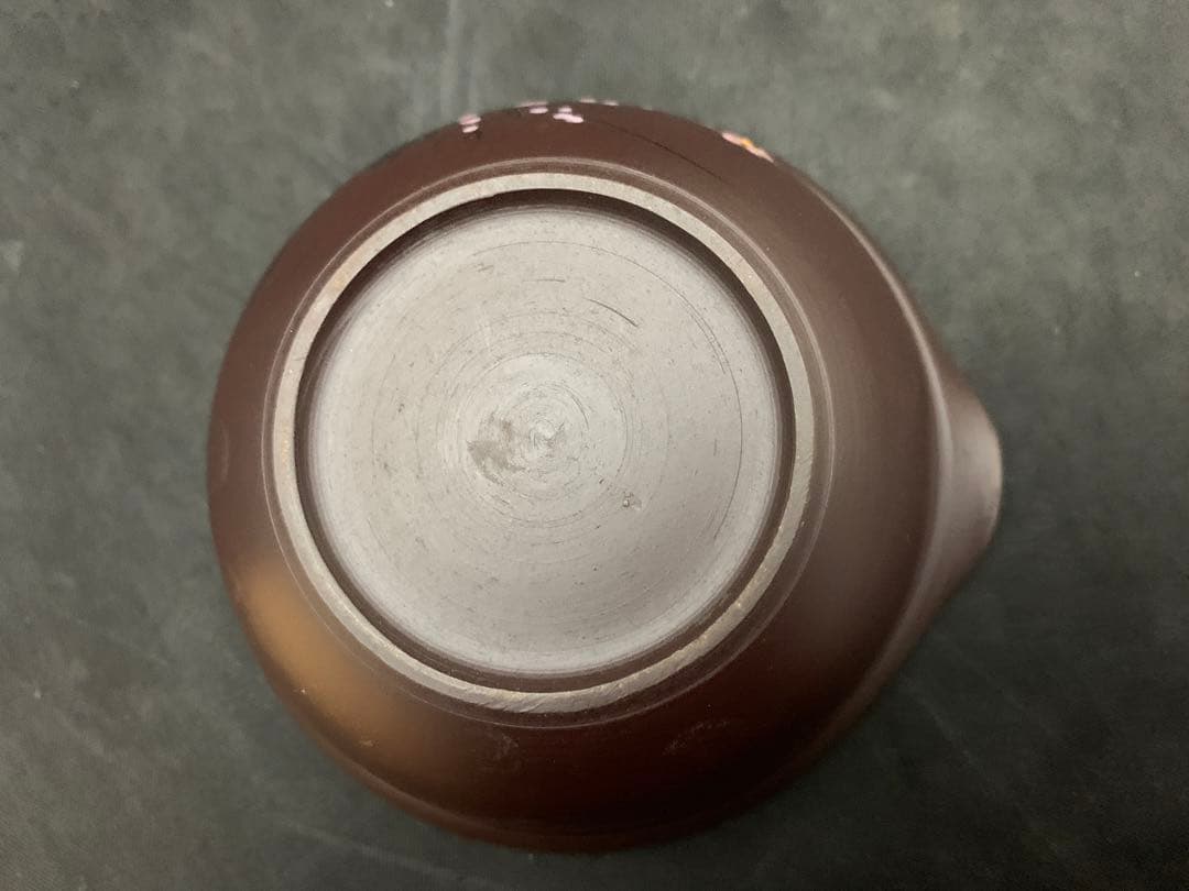 萬古焼 煎茶器　榮峰窯　勇山 作　急須　湯冷　湯呑5客