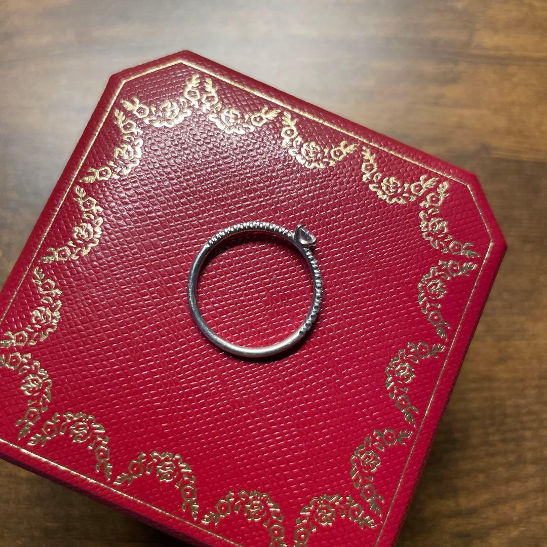 o*x様 カルティエ エタンセル ダイヤ プラチナ 0.21ct 51サイズ 1