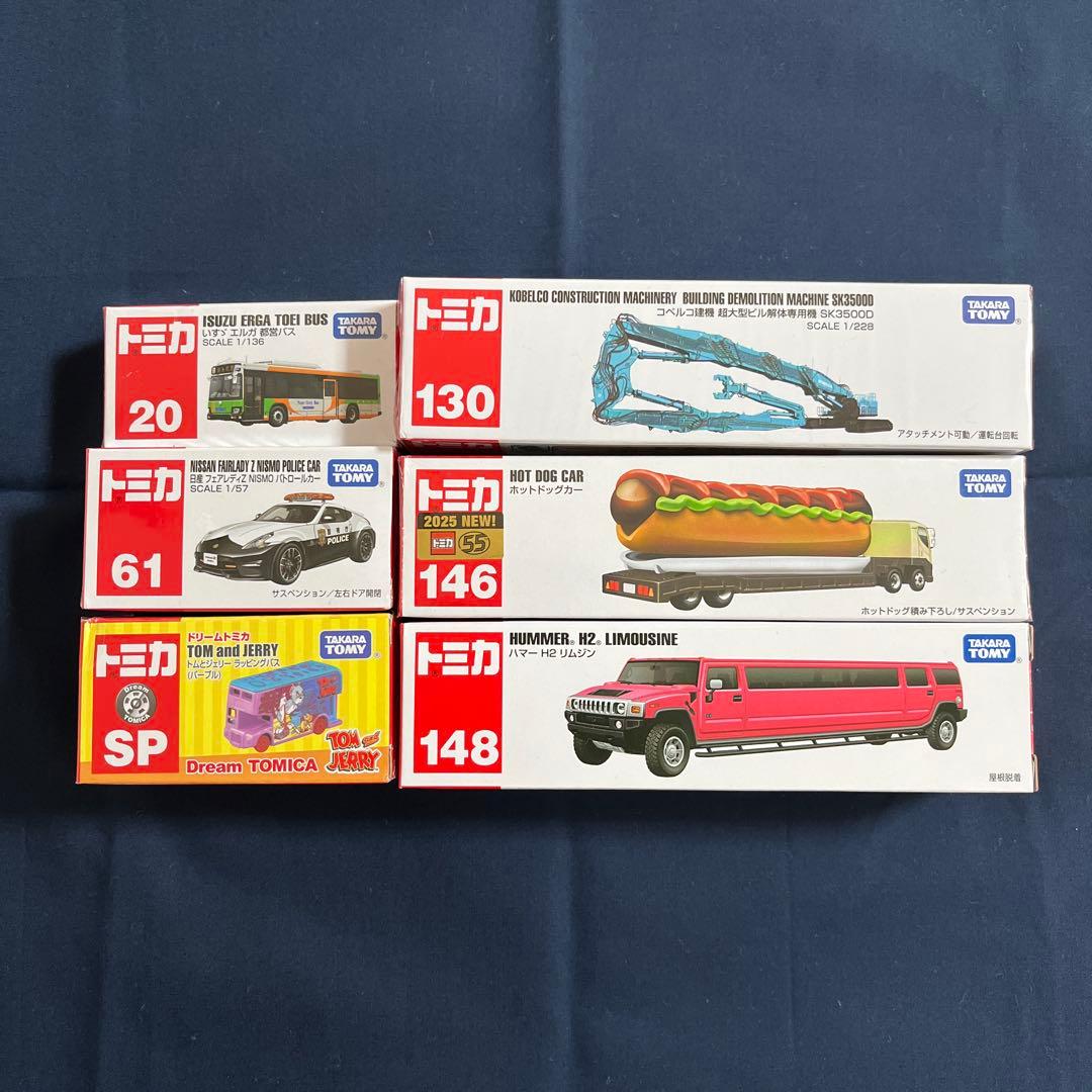 新品未使用 トミカ 6台 まとめ売り20 61 130 146 148 SP - メルカリ